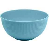 Bowl Bambu Plástico Stripes Lyor 500ml Tigela 15x7cm Colorida Saladas Petiscos