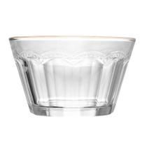 Bowl Belle Epoque com Fio de Ouro 10cm x 6cm Cristal Bowl Belle Epoque com Fio de Ouro 10cm x 6cm Cristal