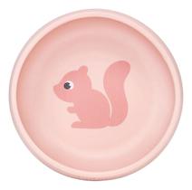 Bowl Buba Em Silicone Com Ventosa Cloudy Esquilo Rosa 350ML Bowl Buba Em Silicone Com Ventosa Cloudy Esquilo Rosa 350ML