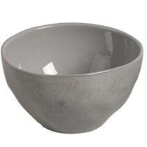 Bowl Cerâmica 558ml Cinza Porto Brasil Orgânico Tigela Sopas Shimeji Ceviche Restaurante Japonês