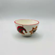 Bowl cerâmica Cookies Natal Biscoito 13x7cm