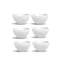 Bowl Cerâmica Roma Branco 367 Ml Porto Brasil Conj. 6 Un.