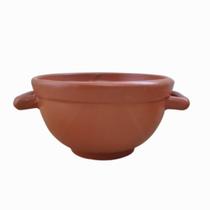 Bowl com Alça Caramelo Cerâmica
