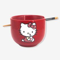 Bowl Com Hashi Hello Kitty - Zona Criativa