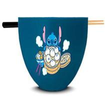 Bowl Com Hashi Stitch Porcelana Azul 500ml Ref.10025519 Zona Criativa