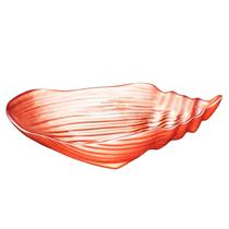 Bowl Concha de Vidro Shell Coral Médio 23 x 15cm