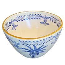 Bowl Coqueiro Azul Pintado À Mão Coleção Trancoso Luiz S. Bowl Coqueiro Azul Pintado À Mão Coleção Trancoso Luiz S.