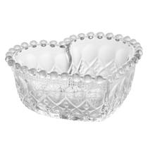 Bowl Coração Balls 13cm x 12cm x 5cm Cristal Mesa Posta - Lyor