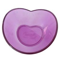 BOWL CORAÇÃO ROXO 11,7x5x9,9CM 220ML ACRILICO TIGELA SOBREMESA CUMBUCA 197