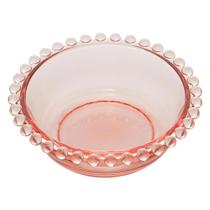 bowl cristal rosa bordas bolinha medio-wolff