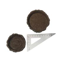 Bowl De Água E Comida Em Forma De Tronco De Árvore De Resina Grande Ou Pequeno Para Répteis