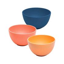 Bowl de Bambu e PP Sortido Stripes 12cm x 12cm x 6cm Lyor Bowl de Bambu e PP Sortido Stripes 12cm x 12cm x 6cm Lyor
