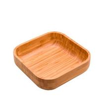 Bowl De Bambu Quadrado 23x07 Cm