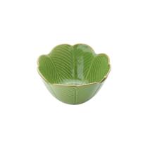 Bowl de cerâmica Banana Leaf verde-4134 - Lyor
