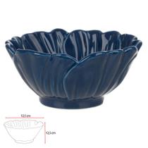 Bowl de Cerâmica Flor Azul - D&A