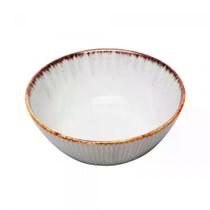 Bowl de ceramica linear cinza 16cm lyor