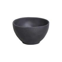 Bowl De Cerâmica Orgânico Stoneware Preto Matte 558ml 6 unid