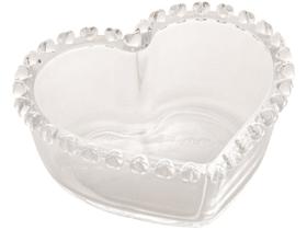 Bowl de Coração Cristal Transparente Mini Tigela Petisqueira Porta Joias 13,5cm Lyor Bowl de Coração Cristal Transparente Mini Tigela Petisqueira Porta Joias 13,5cm Lyor