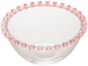 Bowl de Cristal Rosa Lyor Coração 330ml