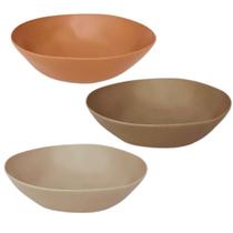 Bowl de Fibra de Pinho 390ml 15x5cm 6un e 3 cores Lyor Bowl de Fibra de Pinho 390ml 15x5cm 6un e 3 cores Lyor