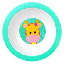 Bowl de Girafinha Pratinho Infantil para Alimentação 300ml Bebês e Papinha Buba