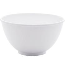 Bowl de Melamina 12x6,5cm Branco Basic Lyor Cumbuca Tigela para Fruta Sobremesa Cereais Ingredientes