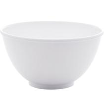 Bowl de Melamina 12x6,5cm Branco Basic Lyor Cumbuca Tigela para Fruta Sobremesa Cereais Ingredientes
