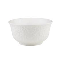Bowl De Porcelana New Bone Flowers Branco 12,5x6,5cm