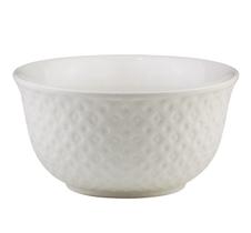 Bowl de Porcelana New Bone Losango Branco 12,5 x 6,5