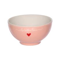 Bowl de Porcelana Redondo Rosa 440ML 12,5 x 12,5 x 6,5cm