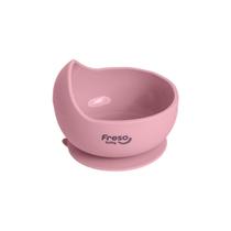 Bowl de Silicone com Ventosa para Bebê - Rosa - Freso Baby Bowl de Silicone com Ventosa para Bebê - Rosa - Freso Baby