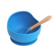 Bowl de Silicone ventosa Turminha Guará Prato infantil Azul Bowl de Silicone ventosa Turminha Guará Prato infantil Azul