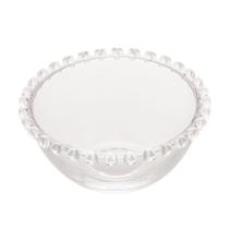 Bowl de vidro cristal com borda de coração transparente lyor 13cm de cozinha - tigela travessa