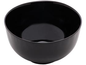 Bowl de Vidro Opalino 700ml Tigela Cumbuca para Salada Sopa Cereais Grande Diwali Lyor Preto