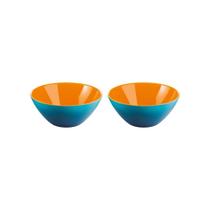 Bowl Em Acrílico 2 Peças My Fusion 12cm Guzzini Azul Bowl Em Acrílico 2 Peças My Fusion 12cm Guzzini Azul