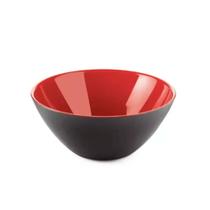 Bowl Em Acrílico Preto E Vermelho My Fusion 25Cm - Guzzini