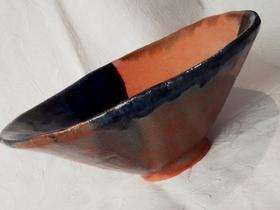 Bowl em cerâmica artesanal com tonalidades