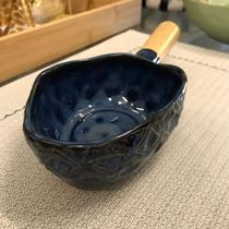 Bowl Em Cerâmica Azul Com Alça Loux - Unidade