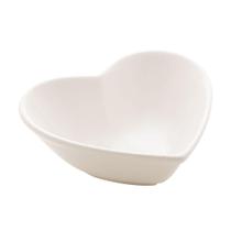 Bowl em Cerâmica Branca Heart 12x11x4,1cm Lyor
