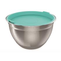 Bowl Em Inox 16 Cm Ideal Para Conservar Alimentos Azul/Claro