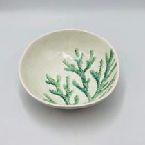 Bowl em Melamina desenho Coral (verde) 18x5cm