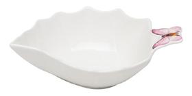 Bowl Em Porcelana Linha Borboletas Wolff 18x12,5x5,5cm 250ml