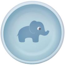 Bowl Em Silicone Buba Com Ventosa Cloudy Elefante Azul