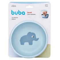 Bowl Em Silicone Com Ventosa Azul Elefante 20893 - Buba Bowl Em Silicone Com Ventosa Azul Elefante 20893 - Buba