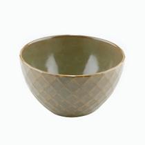 Bowl Geometrix Fine Cerâmica Verde Oliva 580ml Bowl Geometrix Fine Cerâmica Verde Oliva 580ml