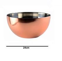 Bowl Inox Bronze 24 Cm Mimo