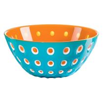 Bowl Le Murrine em Acrílico 25 cm Azul e Laranja Guzzini