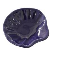 Bowl Mini Concha Azul Cobalto 9x9,5x9,5cm Arte Tepo