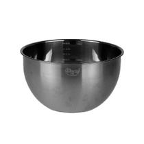 Bowl Multiuso 3,5L - Preto Aço inox - 1 unidades - Cromus Linha Profissional Allonsy - Rizzo