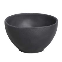 Bowl Orgânico Preto Matte Stoneware Premium Louça Cerâmica Moderna Para Mesa Posta e Uso Diário